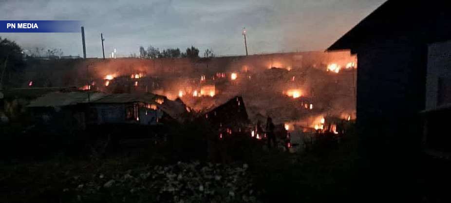 Fire Outbreak in Ahodwo