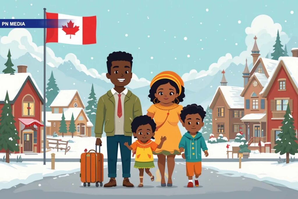 relocate from Ghana to Canada